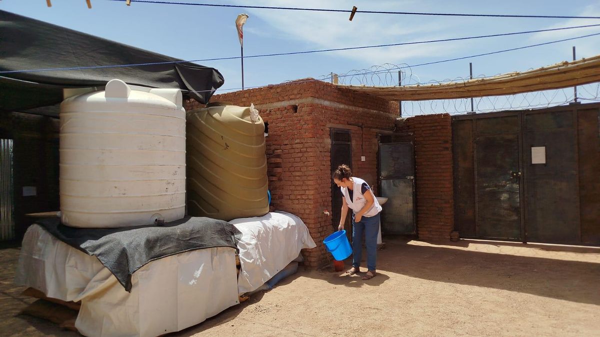 Cati Madrid, en Sudán