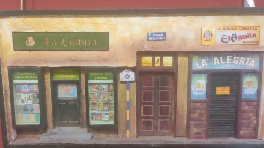 Maqueta mural de la exposición