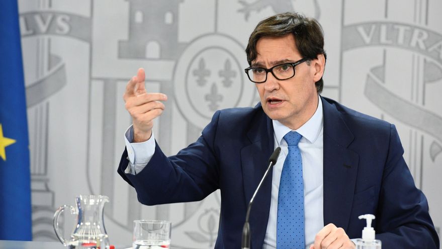 El ministro de Sanidad, Salvador Illa. EFE/Víctor Lerena