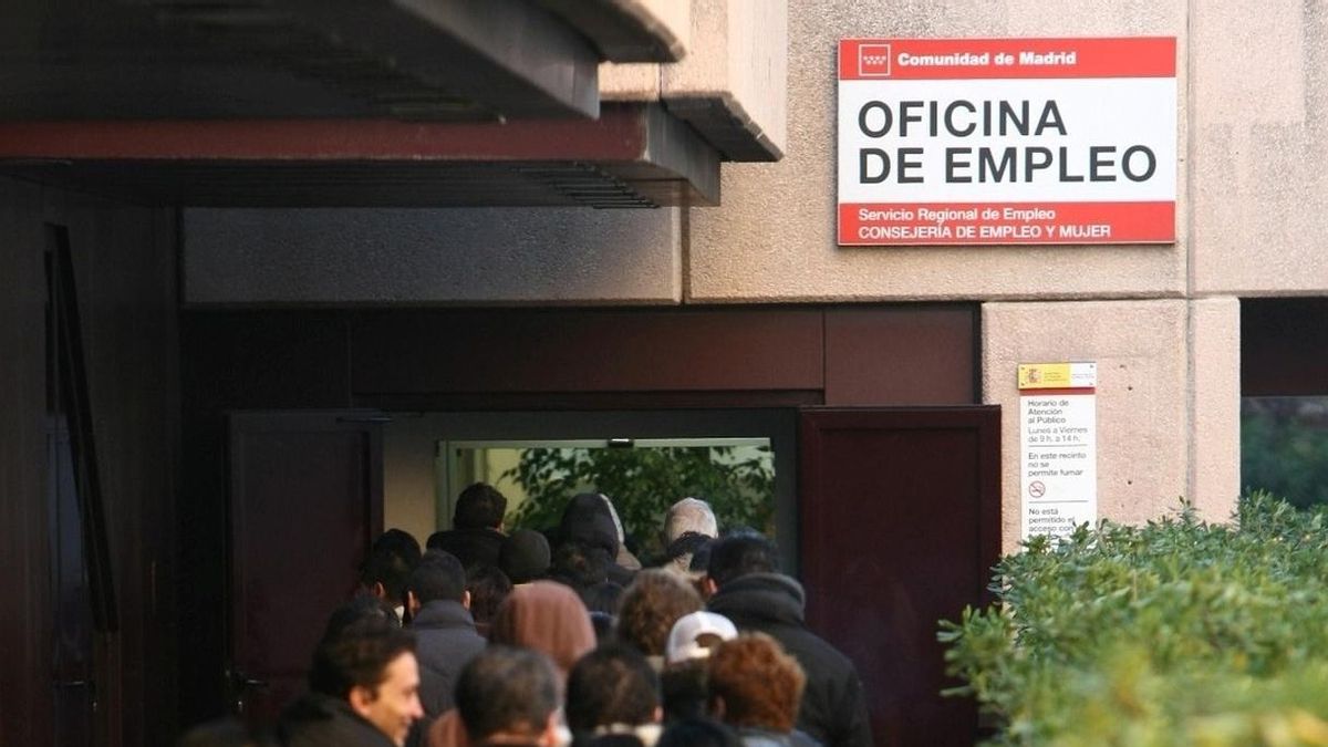 Imagen de archivo de una oficina pública de empleo.