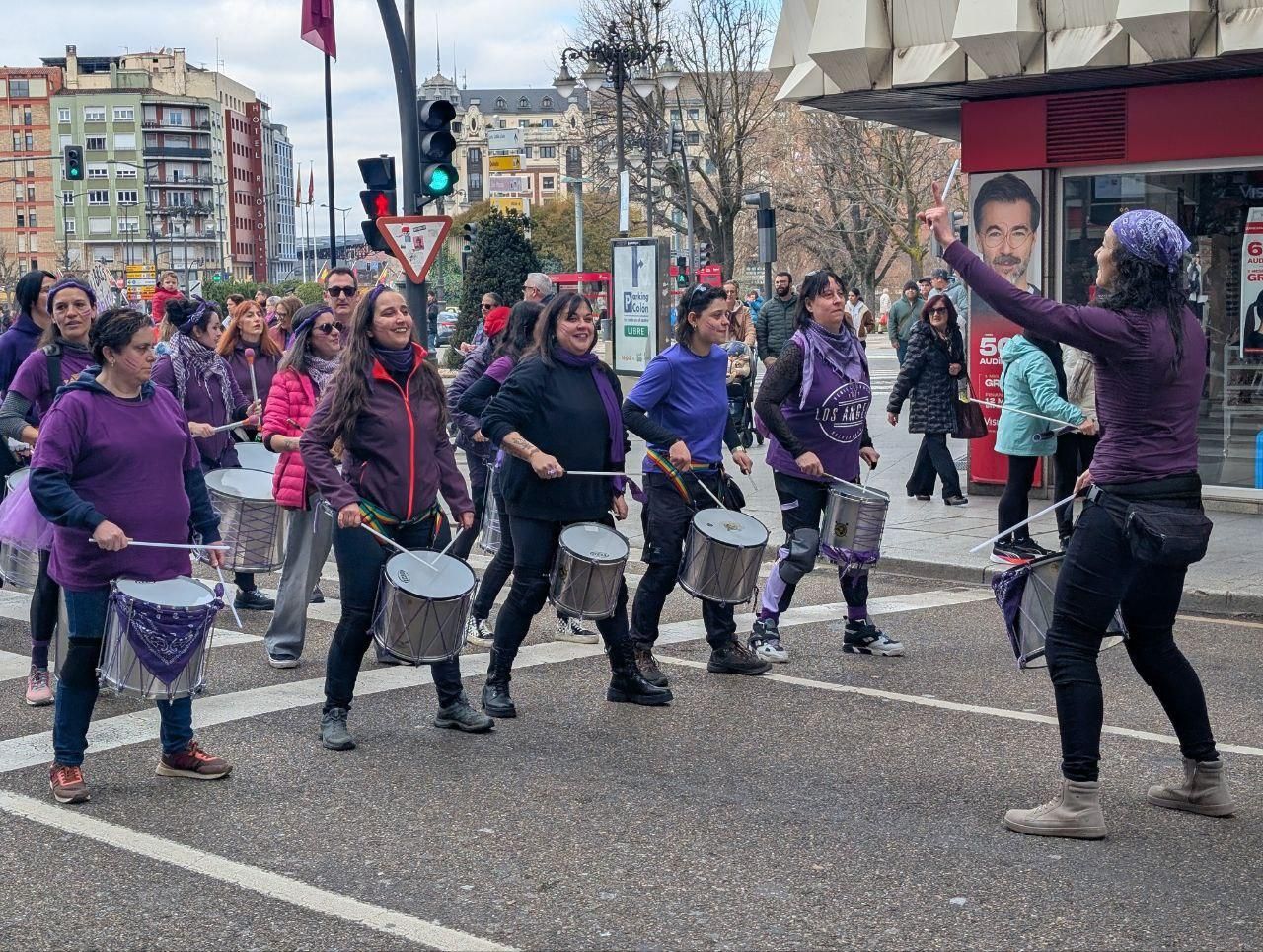 La manifestación del 8M, Día Internacional de las Mujeres, en León