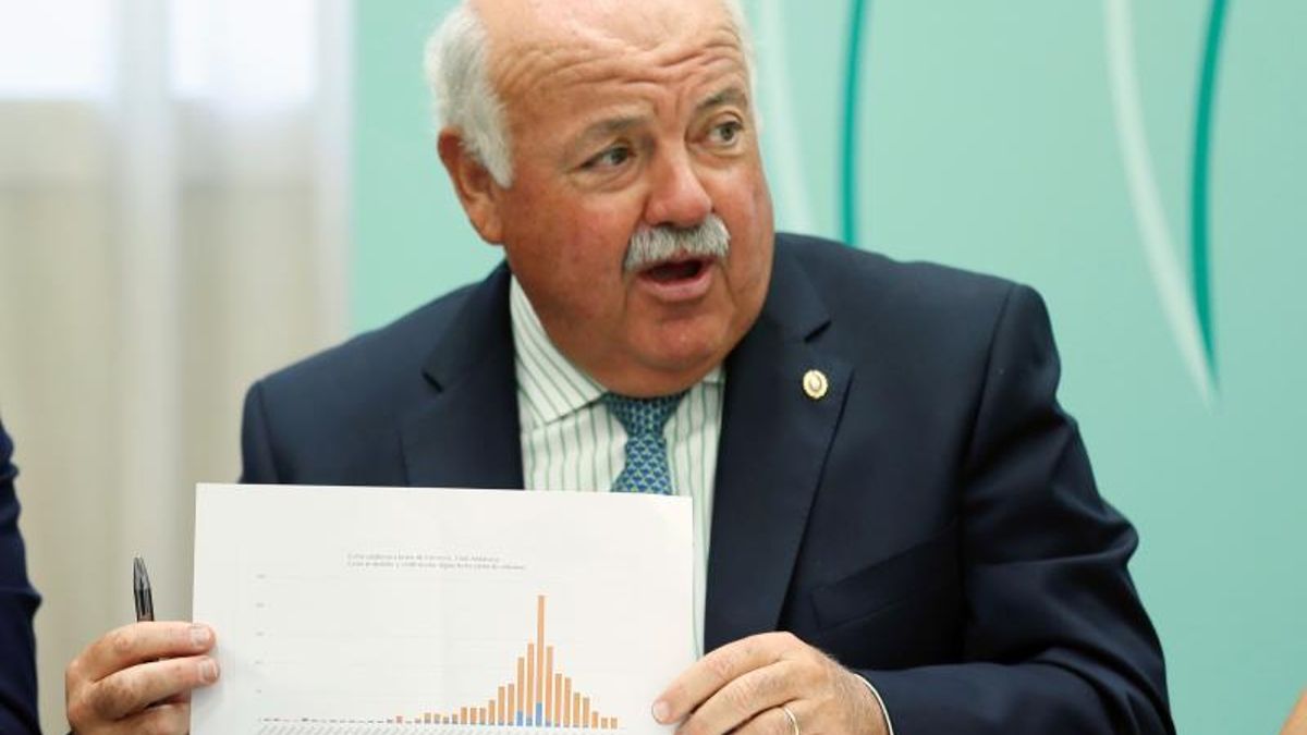 El consejero andaluz de Salud, Jesús Aguirre