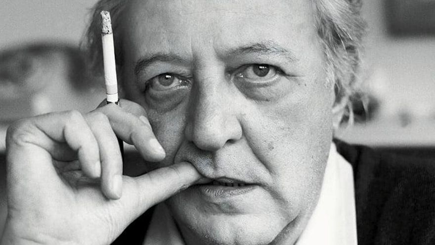 The writer Giovanni Arpino, author of 