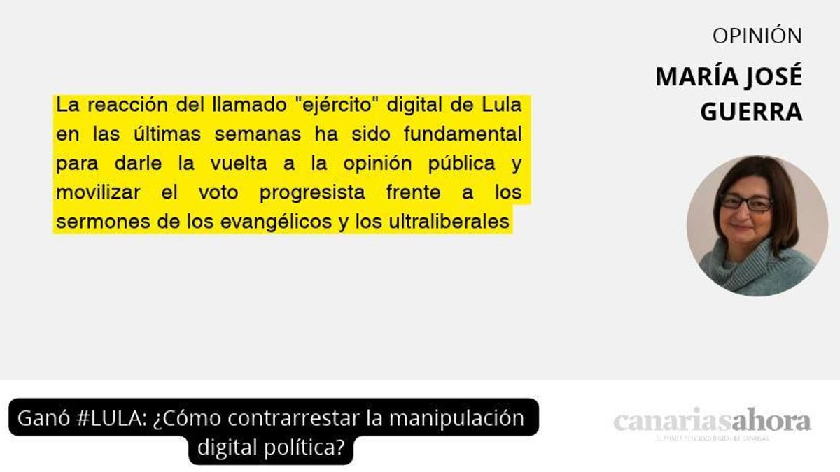 Ganó #LULA: ¿Cómo contrarrestar la manipulación digital política?