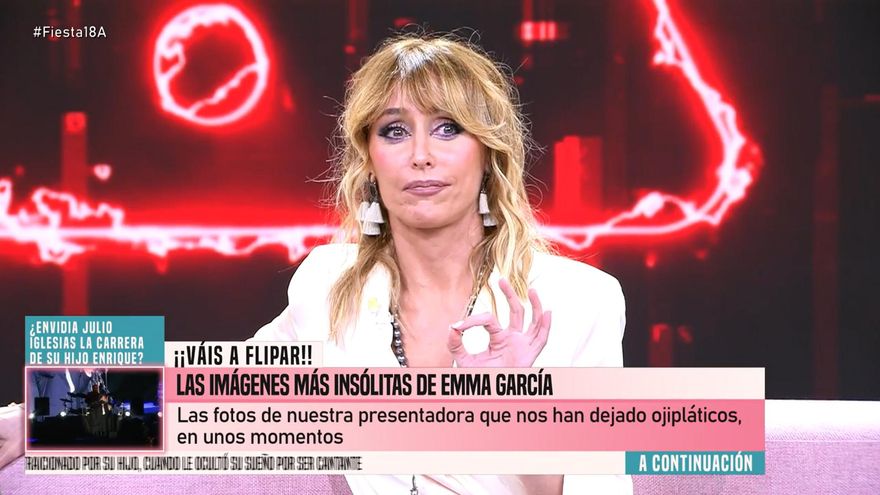 'Fiesta' mostró la sorprendente imagen del pasado de Emma García: "Salió esto y me impactó muchísimo"