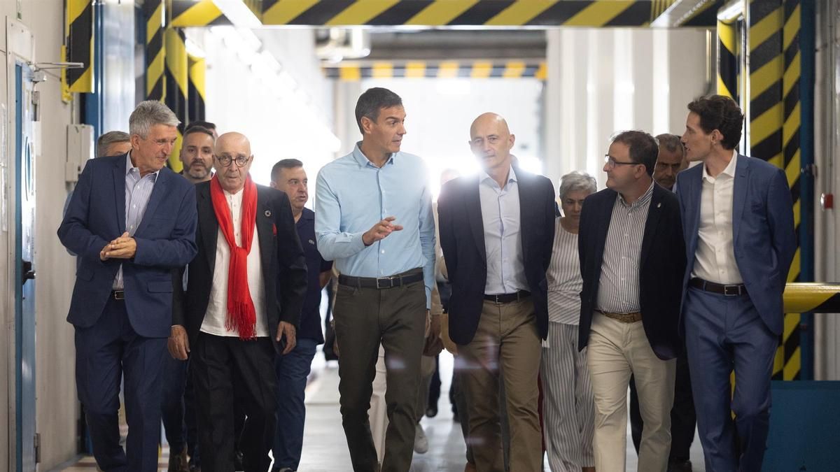 De Nueva York a Noblejas, Pedro Sánchez visita por sorpresa el desarrollo industrial de la población toledana