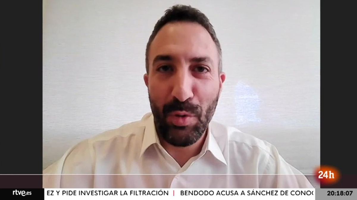 Daniel Broncano, en el Canal 24 Horas de RTVE