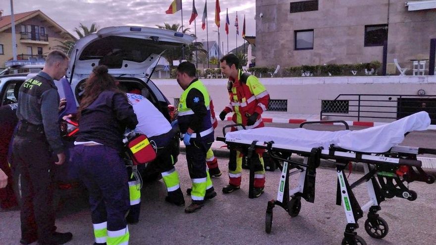 Rescate una mujer con síntomas de ahogamiento en Berria