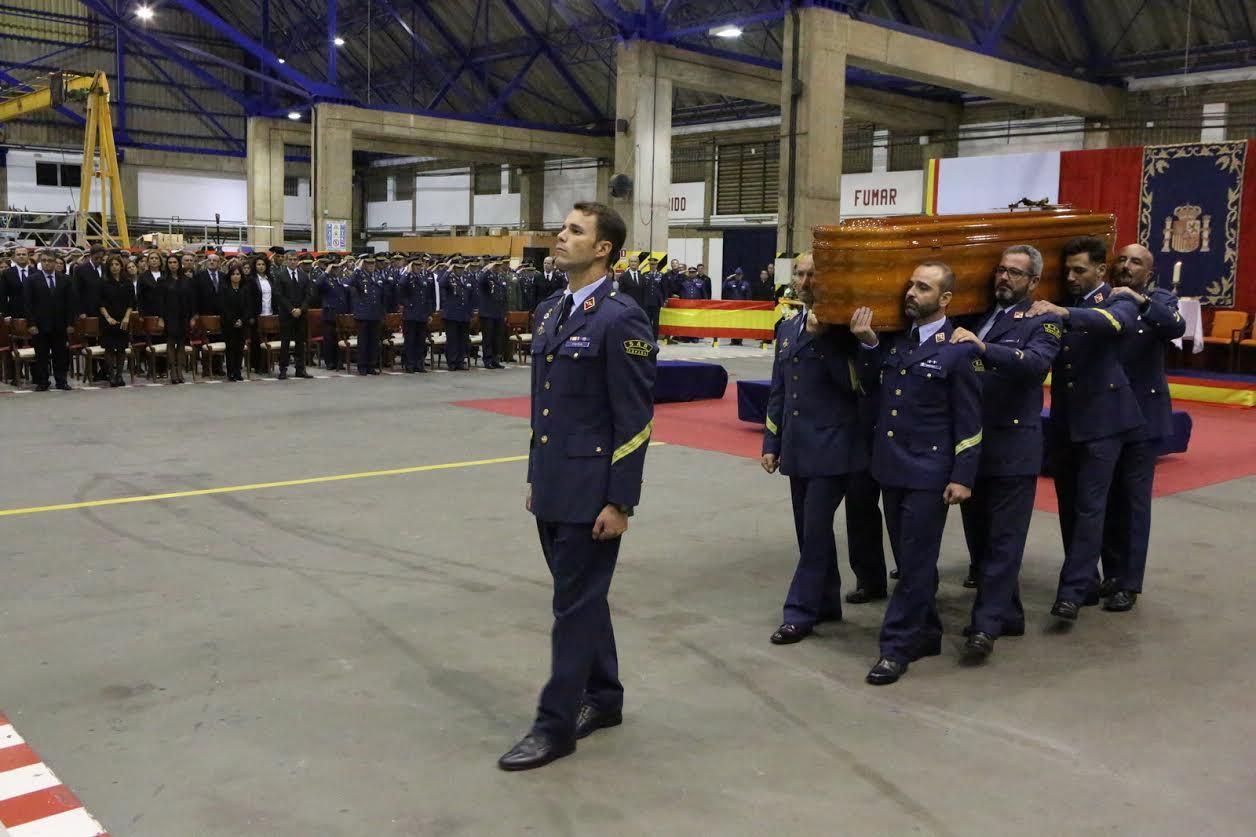 Funeral por los militares del SAR fallecidos en accidente de helicóptero. (ALEJANDRO RAMOS)