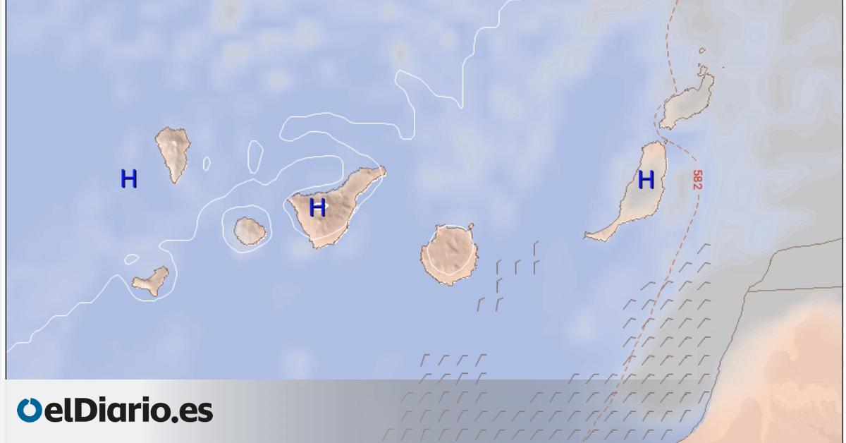 Una masa de aire cálido llega este fin de semana a Canarias, donde el alisio perderá intensidad