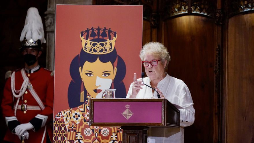 Custodia Moreno, en el pregón de La Mercè: "Las mejoras de los barrios son fruto de las utopías. Sed utópicos"