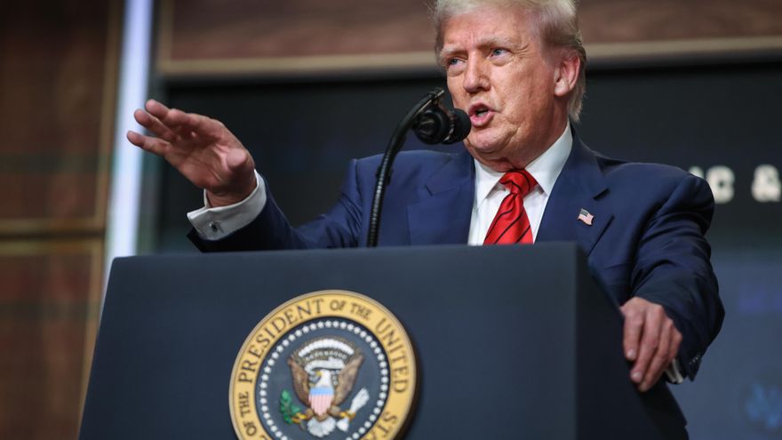 Trump dona el primer salario de su segundo mandato a la renovación de la Casa Blanca