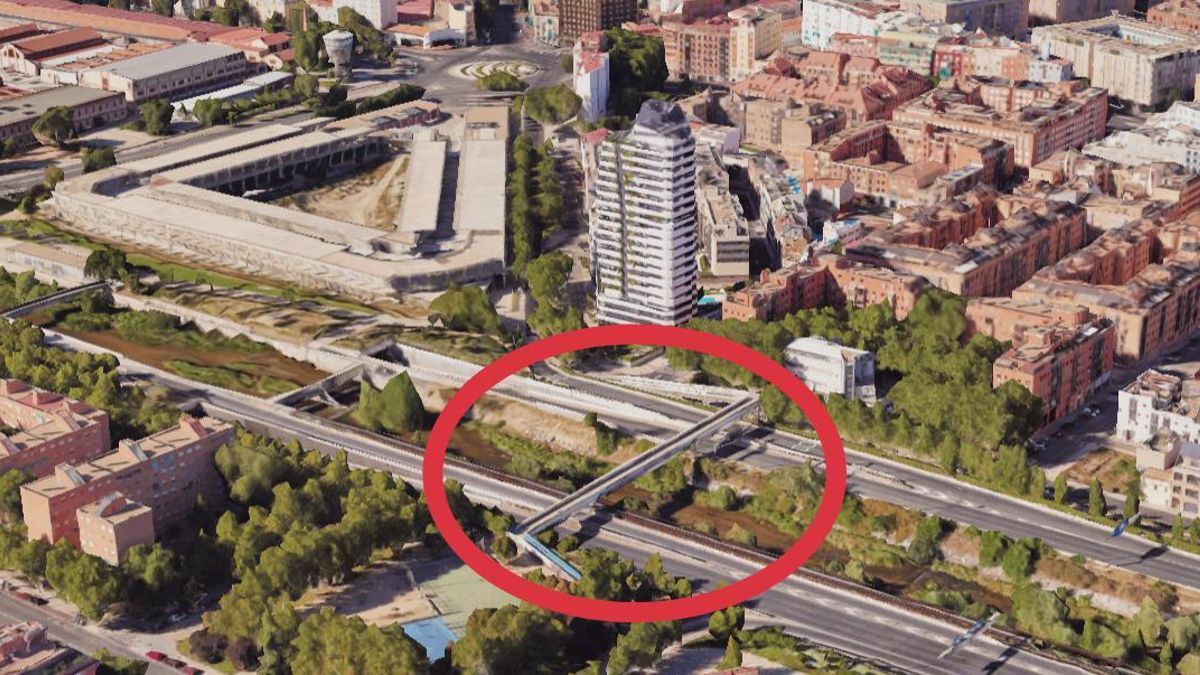 El Ayuntamiento busca un nuevo icono en Madrid Río: abre concurso para rediseñar una antigua pasarela