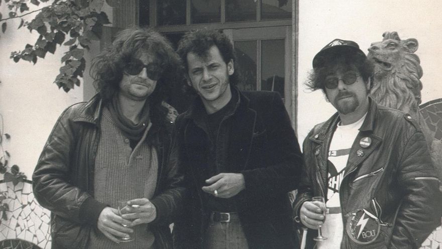 Víctor Nubla, Pascal Comelade y Anton Ignorant a mediados de los años 80