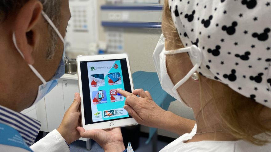 Imagen de archivo de enfermeros del Hospital Regional