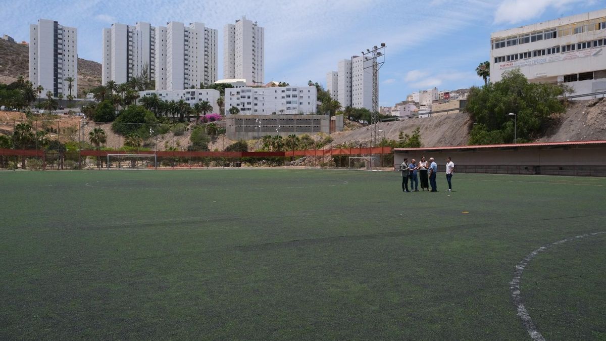 Campo de fútbol de Hoya de La Plata, en Las Palmas de Gran Canaria.