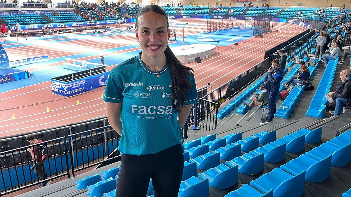 Carmen Avilés, subcampeona de España por relevos