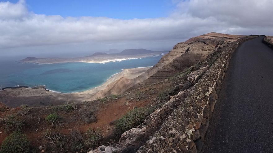 Final de la subida al Mirador del Río