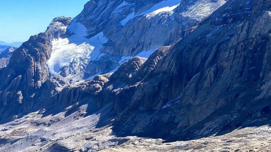 El glaciar de Monte Perdido se parte de forma definitiva