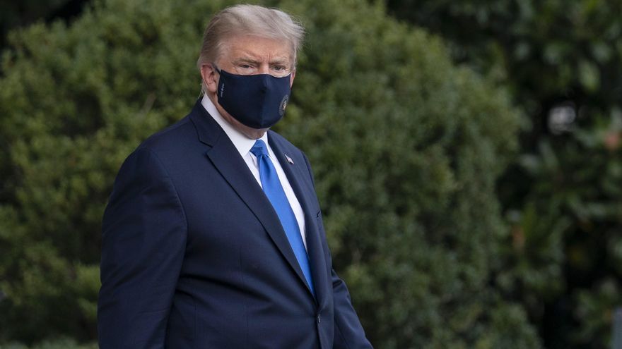 Trump recibió oxígeno en la Casa Blanca antes de su traslado al hospital