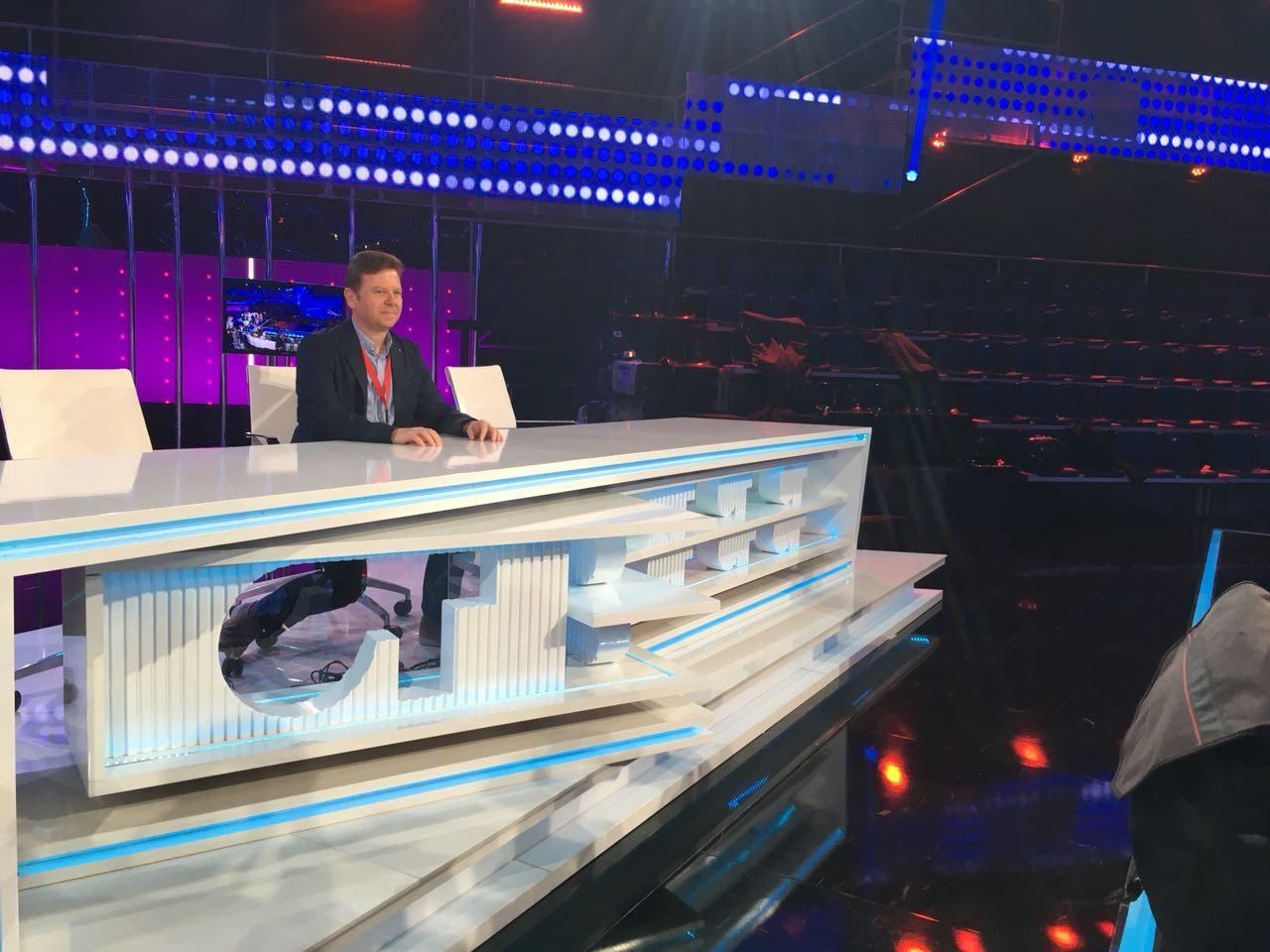 Tinet Rubira en el plató de OT 2017