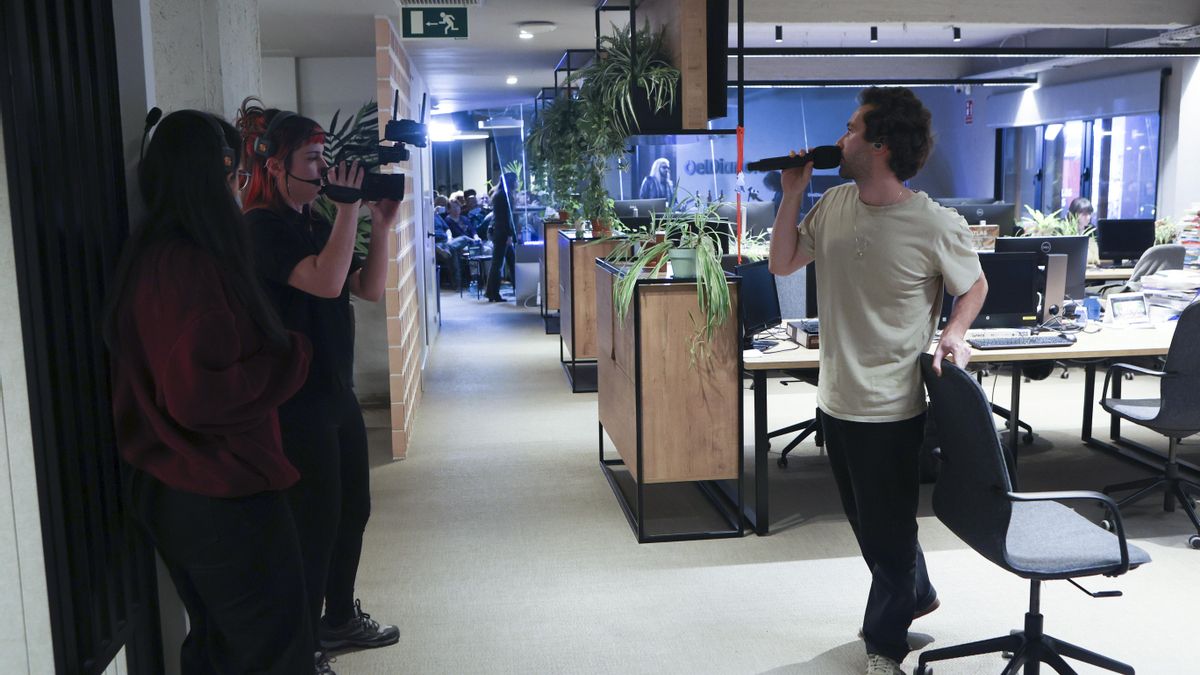 La banda Alcala Norte en la redacción de elDiario.es