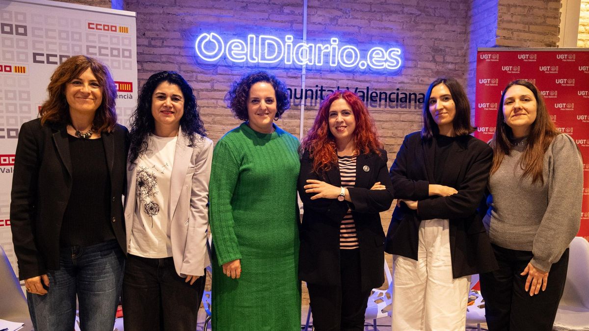 Pilar Mora, Ana García Alcolea, Pilar Almenar, Ana Campoy, Laura Martínez y Raquel Serón.