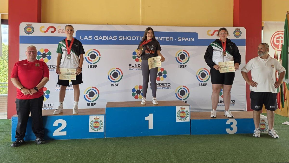 Irene del Rey, en su plata junior