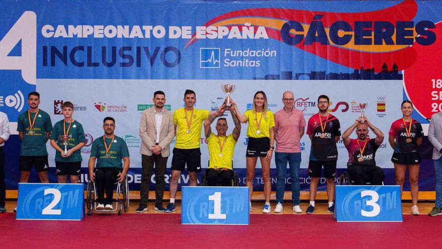 El CTM Tabor Añavingo, tercero en el Campeonato de España Inclusivo