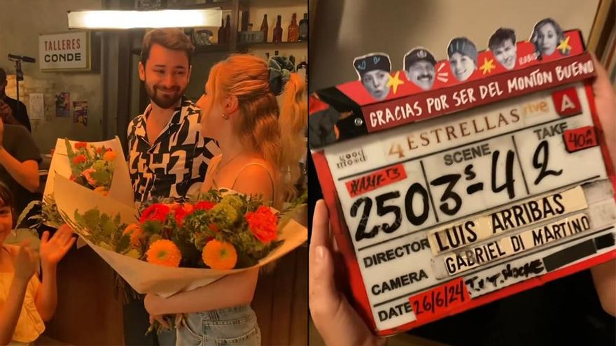 Los protagonistas de '4 Estrellas' se despiden de la serie de TVE en su último día de rodaje