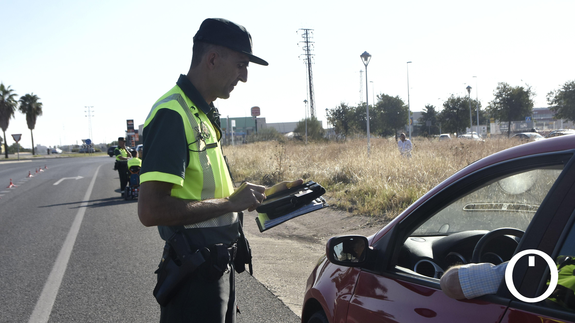 Control de la Guardia Civil.