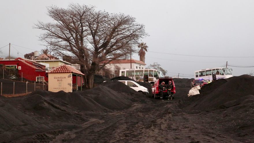 Parada de guagua en Las Manchas.