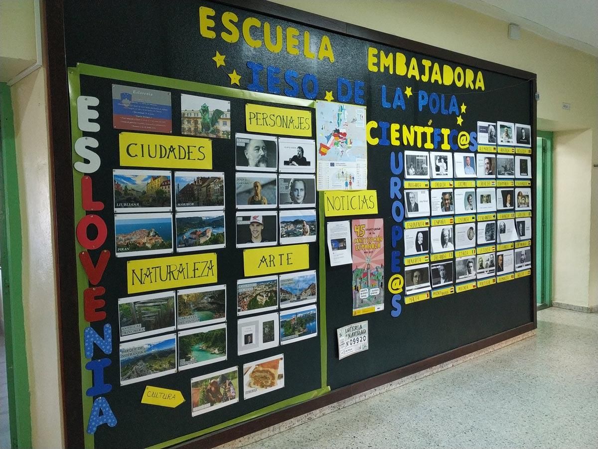 Panel Europeo del IESO Pola de Gordón.