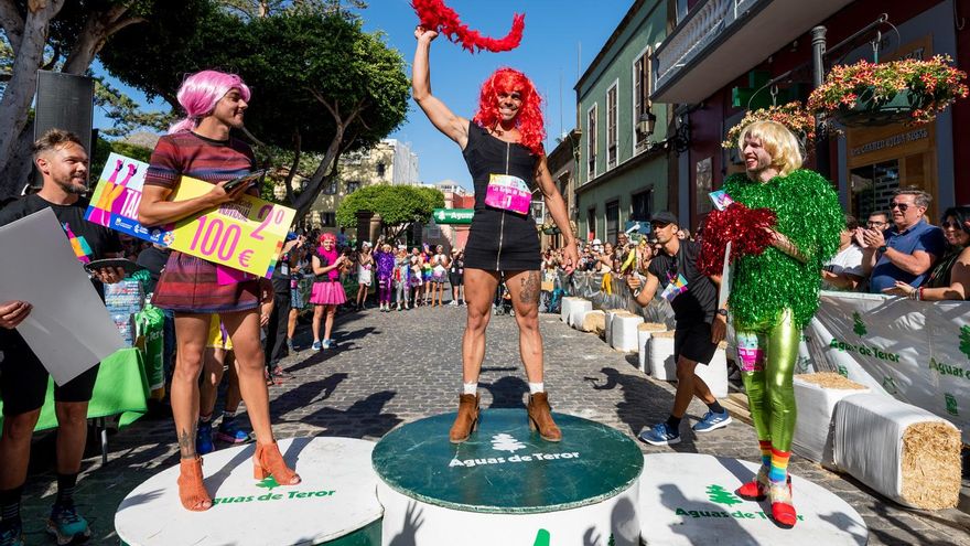 Ganadores de la Carrera de Tacones en Gáldar.