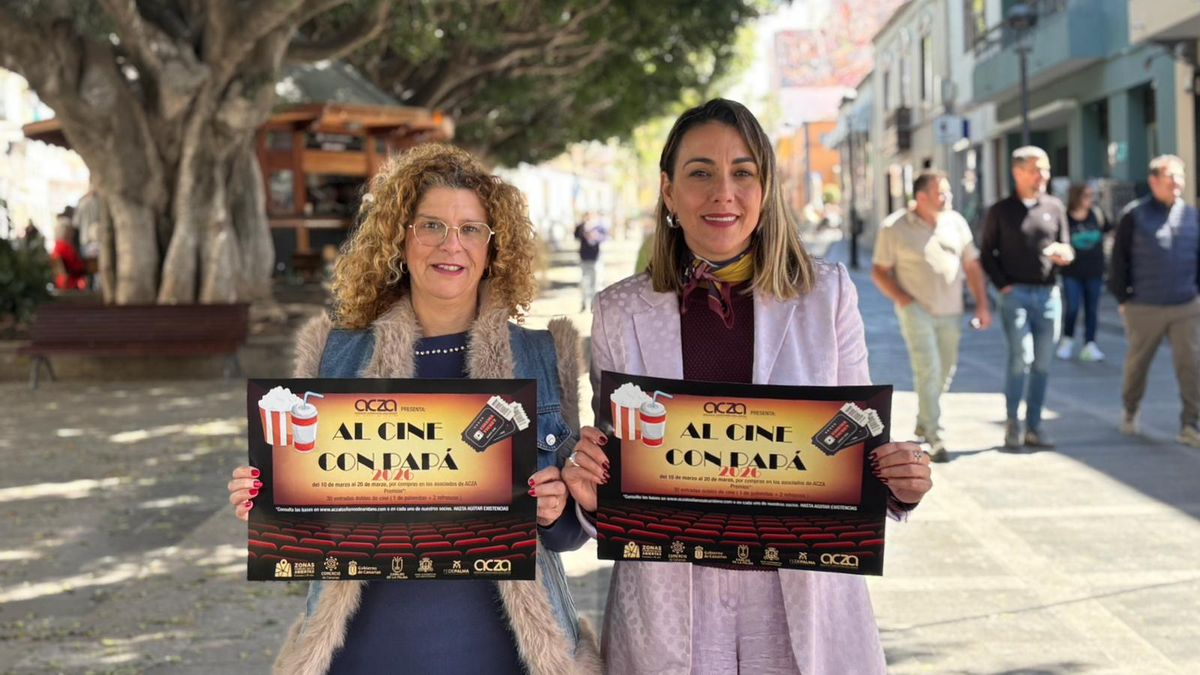 Campaña ‘Al cine con papá’ para impulsar comercio de Los Llanos de Aridane