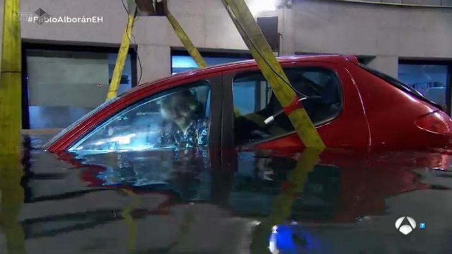 La prueba dentro del coche encerrado