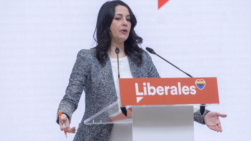 La líder de Cs, Inés Arrimadas