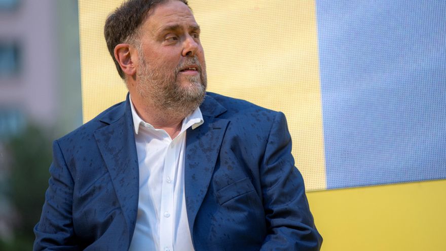 Archivo - Oriol Junqueras  durante la campaña electoral