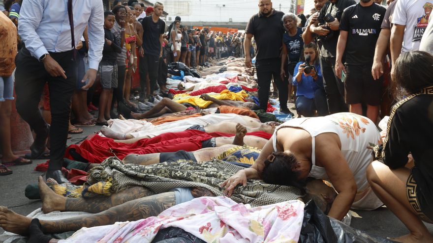Al menos 132 muertos en la operación policial más letal de la historia de Río de Janeiro