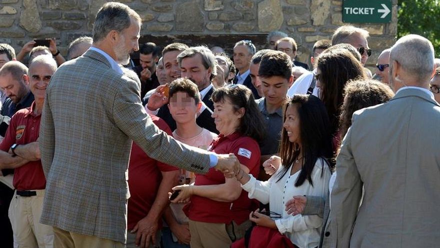 El rey considera "responsabilidad de todos" la conservación de Ordesa