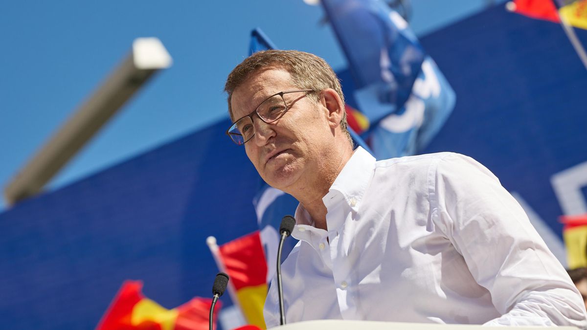 El líder del PP y candidato a la Presidencia del Gobierno, Alberto Núñez Feijóo