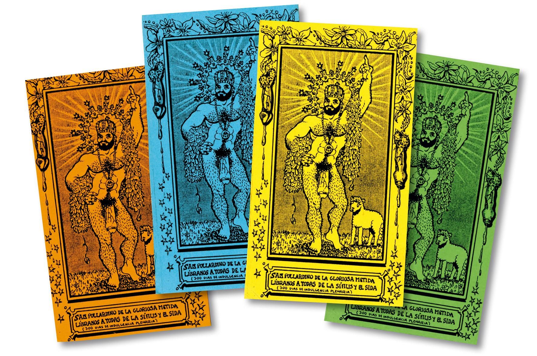 Cartulinas con las imagen de San Pollardino