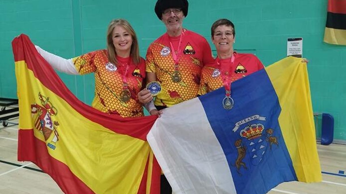 Integrantes del Anagués que compitieron en Reino Unido.