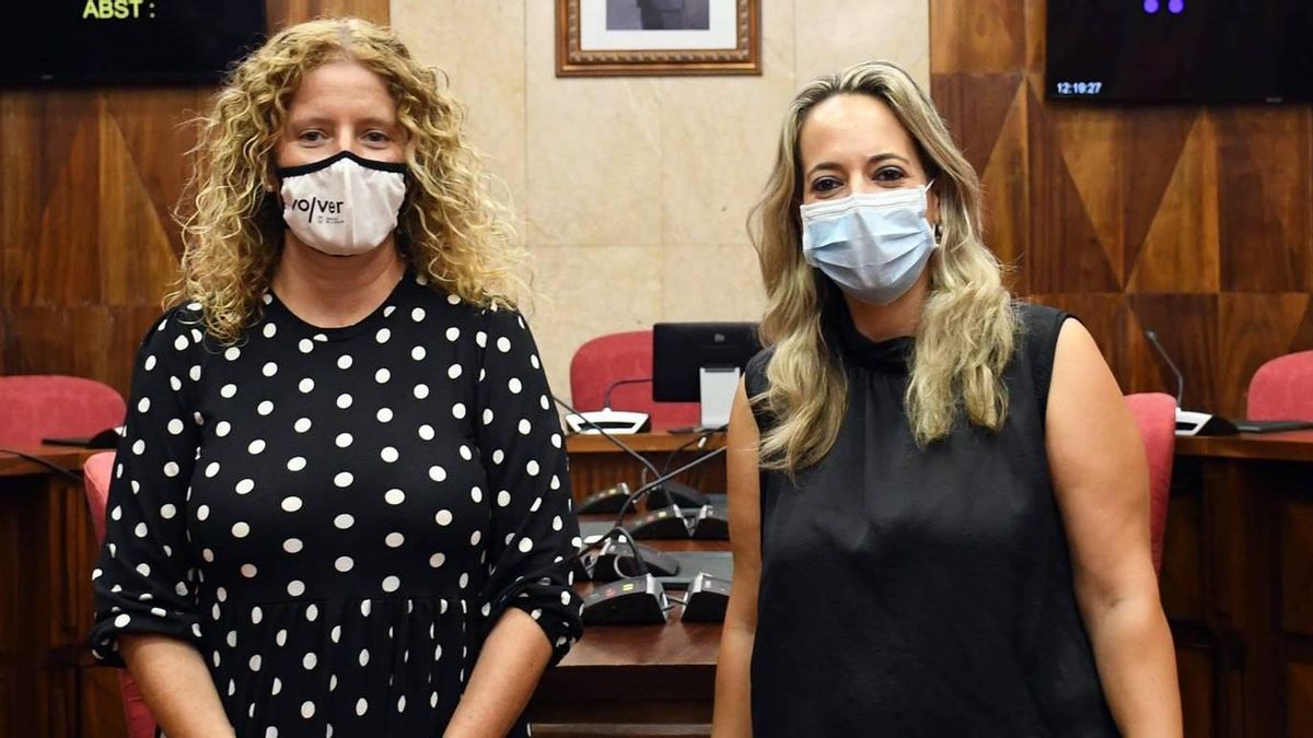 Raquel Díaz y Susana Machín.