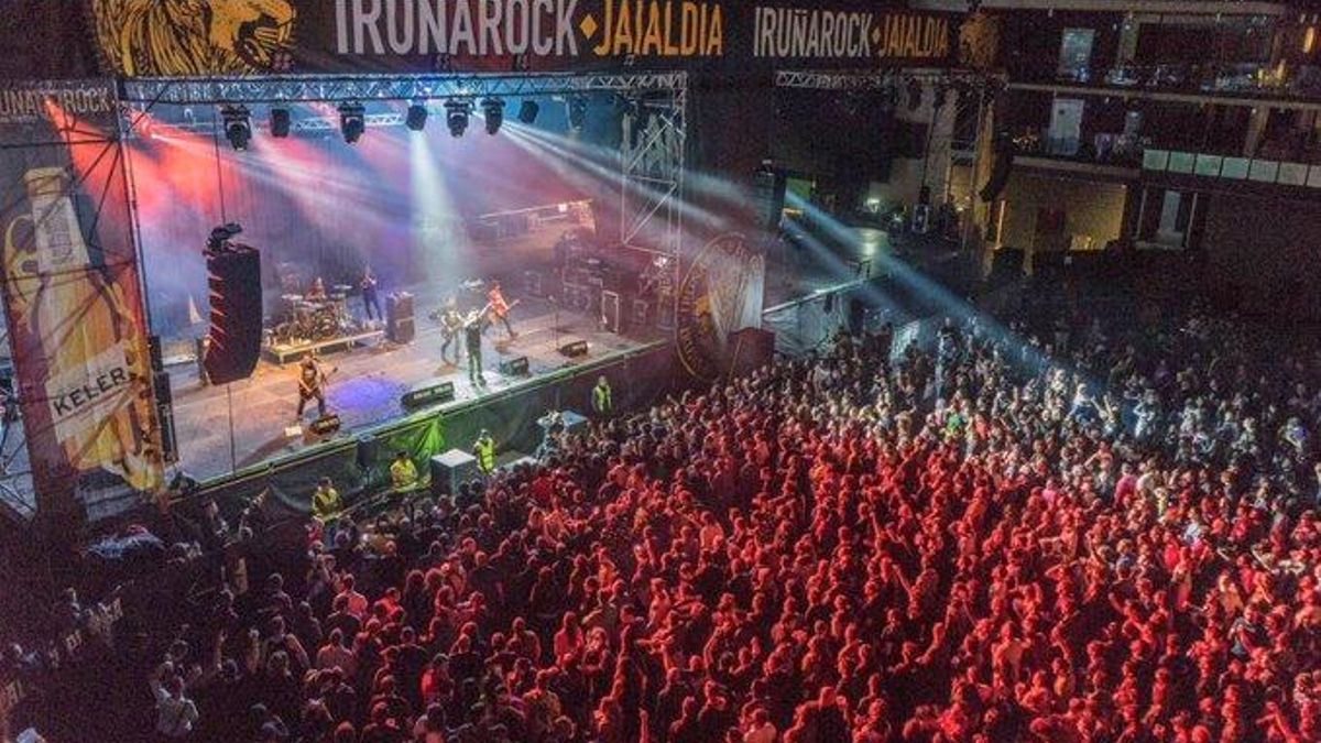 Imagen de un concierto de una edición anterior del Iruña Rock.