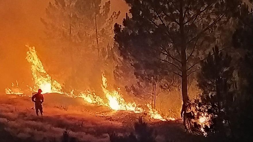 Las Hurdes, en llamas