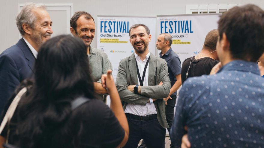 Gumersindo Lafuente, Isaac Rosa e Ignacio Escolar.