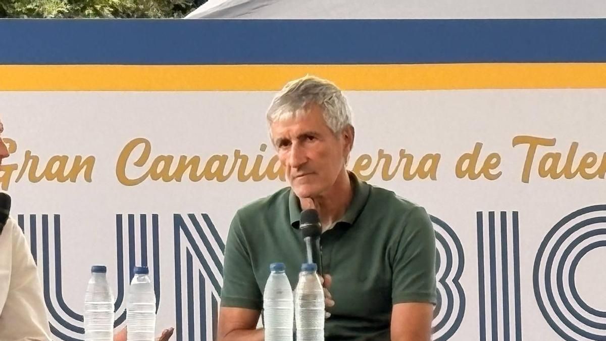 Quique Setién, en Rebumbio: “Mi experiencia en Las Palmas fue extraordinaria"