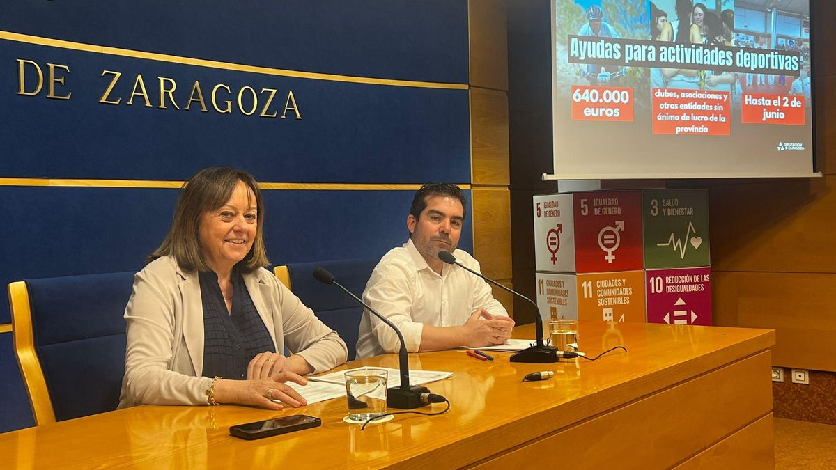 Rueda de prensa de presentación de las ayudas para los clubes, las asociaciones y otras entidades sin ánimo de lucro de la DPZ