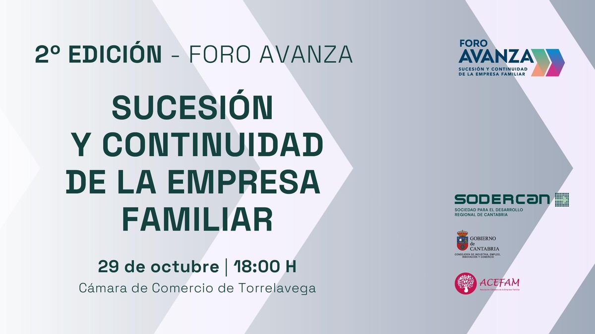 El Foro Avanza sirve de reflexión e intercambio de experiencias centrado en la sucesión y la continuidad de la empresa familiar.
